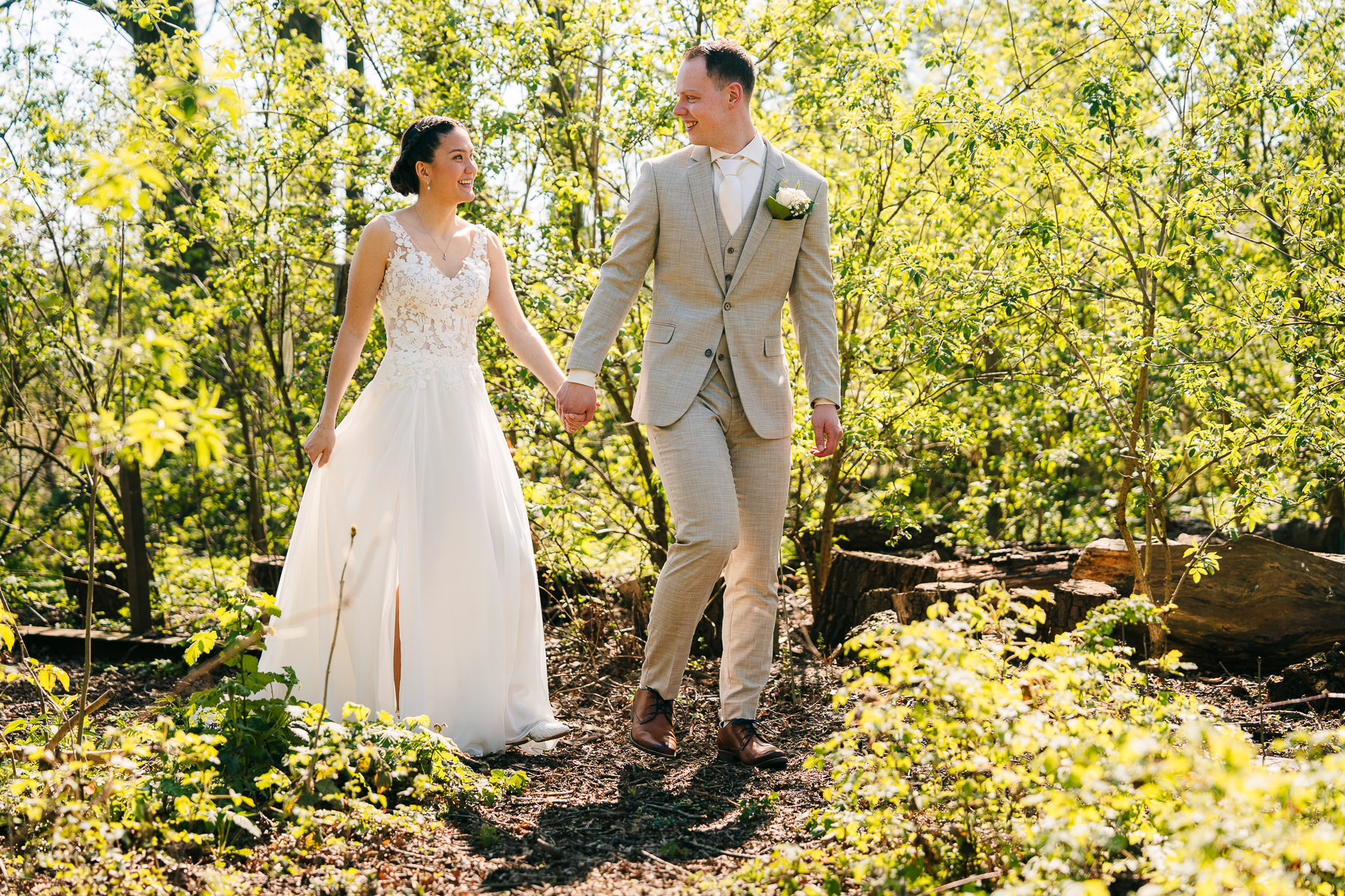 Trouwfoto's Metaal Kathedraal